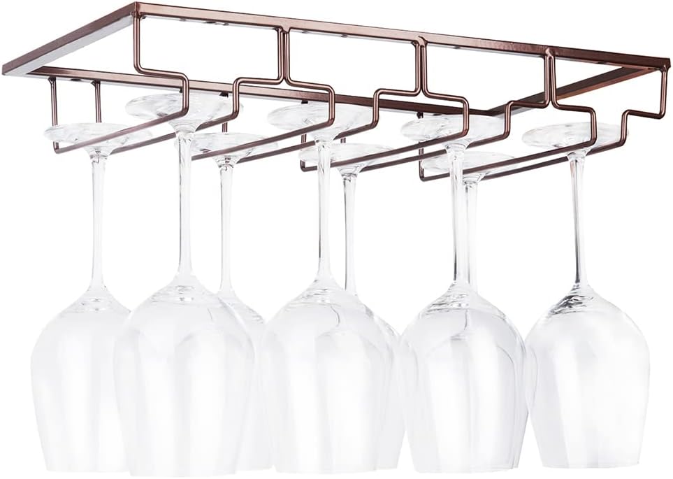 Wine Glass Rack Under Cabinet