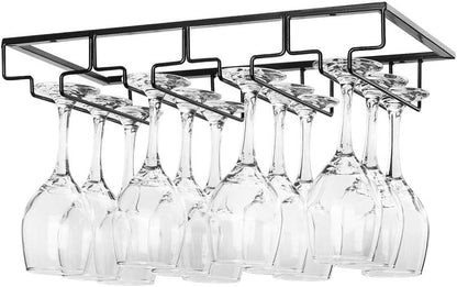 Wine Glass Rack Under Cabinet